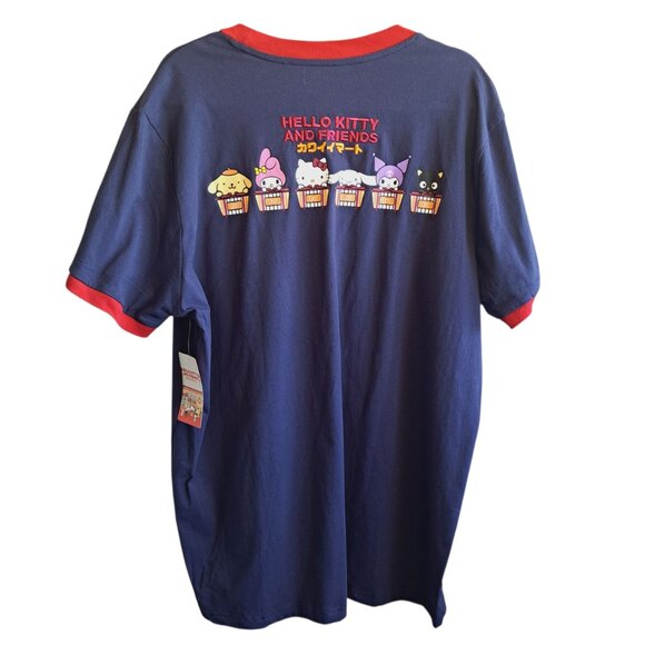 Sanrio Hello Kitty and Friends Kawaii Marketplace Shirt Size 2X Unisex - Picture 4 of 12